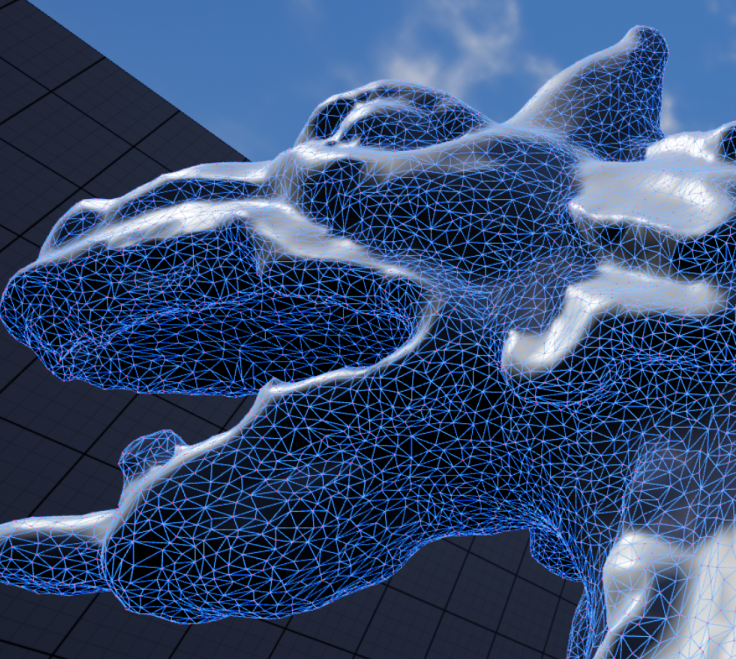 Over 300,000 vertices and edges rendered in real time with instancing