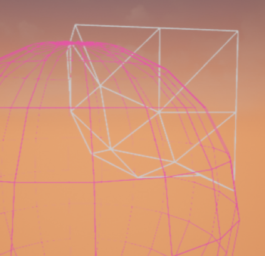 One smoothing iteration restricted to a sphere